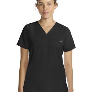Healing Hands Women's Tuck-in V-Neck Top